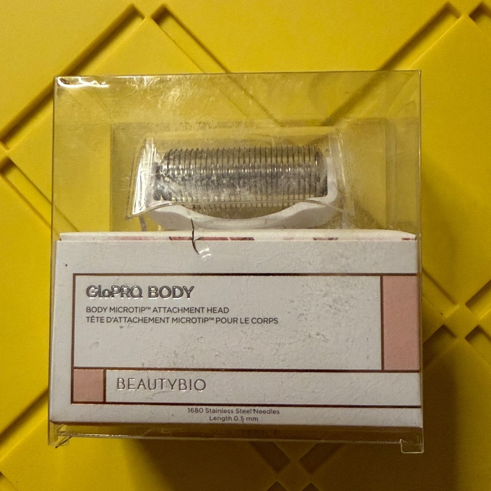 BeautyBio GloPRO Body MicroTip Attachment Head - Silver